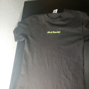 40s&shorties shirt black/embroidered logo